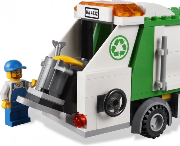 Klocki LEGO Śmieciarka