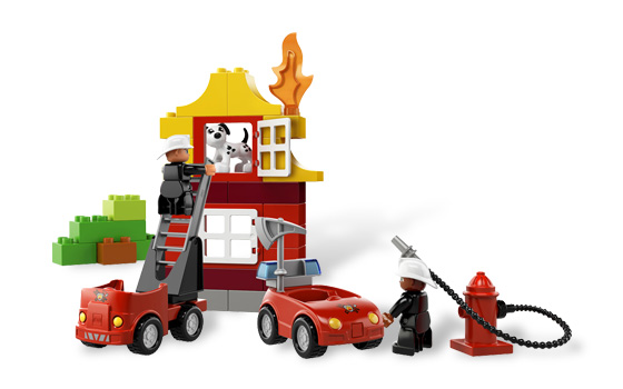 Klocki LEGO Moja Pierwsza Remiza Strażacka