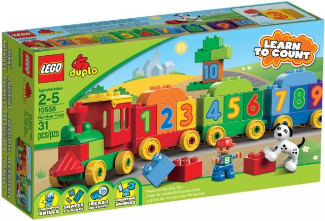 LEGO Pociąg z Cyferkami