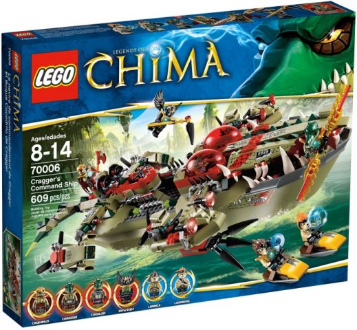 LEGO Krokodyla Łódź Craggera