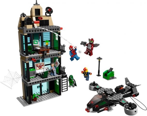 Klocki LEGO Super Heroes Spiderman: Daily Bugle Showdown