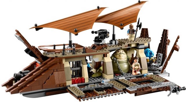 Klocki LEGO Barka Żaglowa Jabby