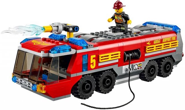 Klocki LEGO Lotniskowy Wóz Strażacki