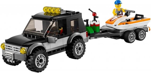 Klocki LEGO Terenówka ze Skuterami