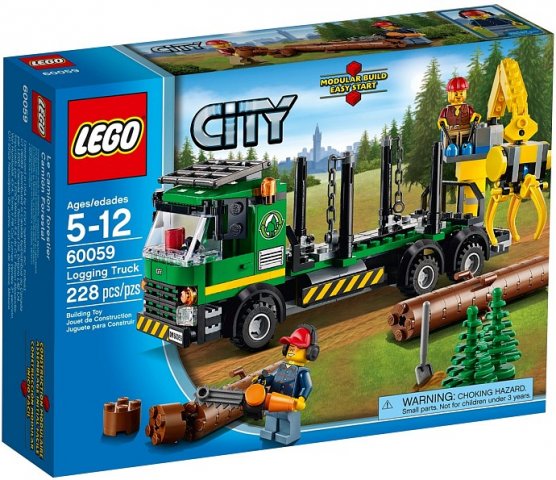 LEGO Ciężarówka do Transportu Drewna