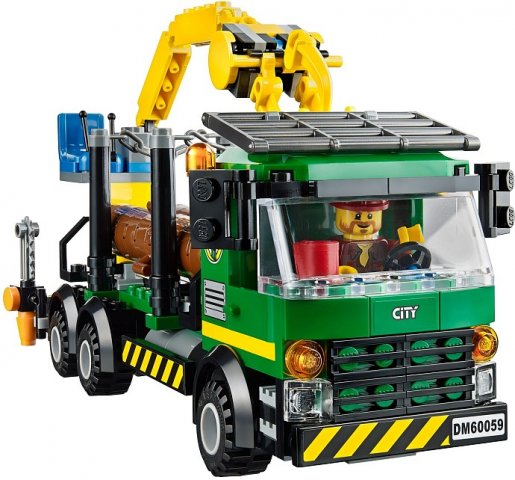 Klocki LEGO Ciężarówka do Transportu Drewna