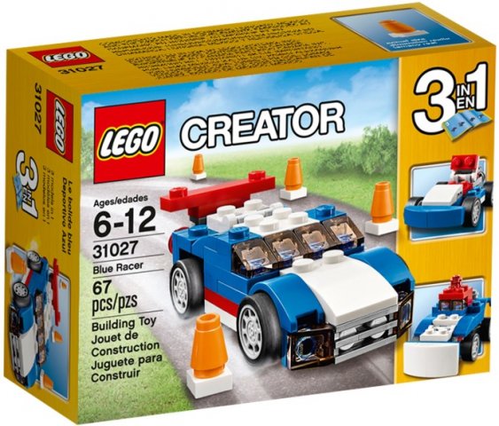 LEGO Niebieska Wyścigówka