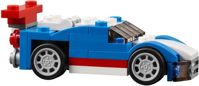 LEGO Niebieska Wyścigówka
