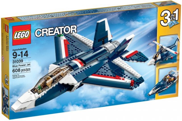 LEGO Niebieski Mocny Odrzutowiec