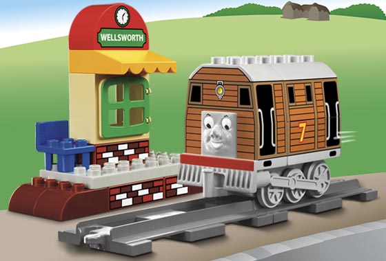 Klocki LEGO Toby na Dworcu Wellsworth.