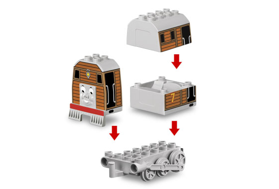 Zestaw klocków LEGO 5555
