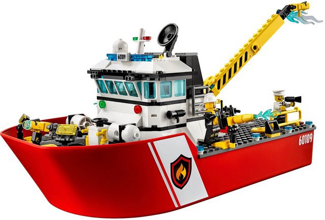 Klocki LEGO Łódź Strażacka