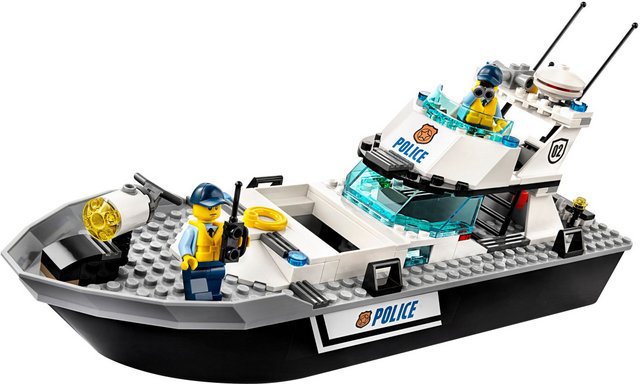 Klocki LEGO Policyjna Łódź Patrolowa