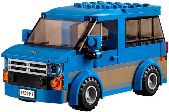 Klocki LEGO Van z Przyczepą