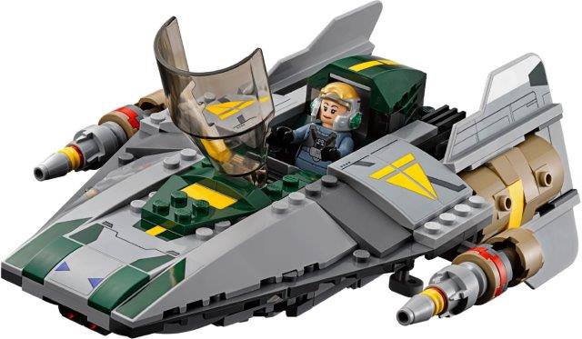 LEGO Vader's TIE Advanced vs. A-wing Starfighter