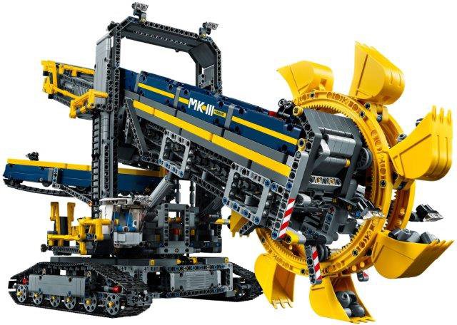 Klocki LEGO Górnicza Koparka Kołowa