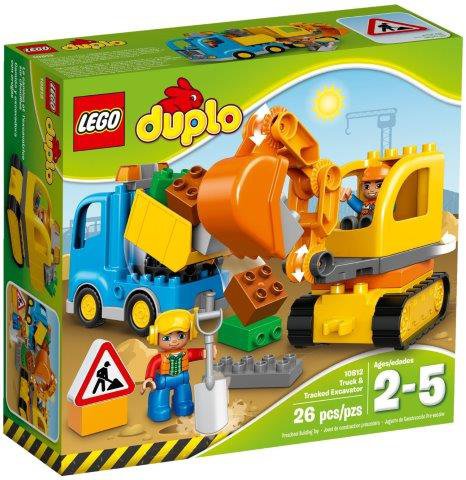 LEGO Ciężarówka i Koparka Gąsienicowa