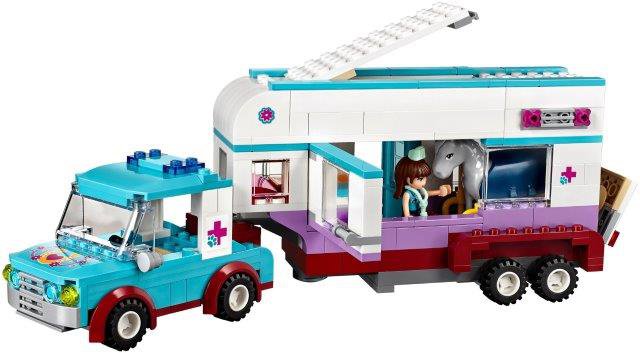 Klocki LEGO Przyczepa Lecznicza dla Koni