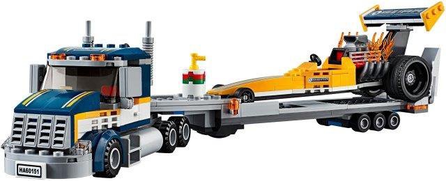 Klocki LEGO Transporter Dragsterów