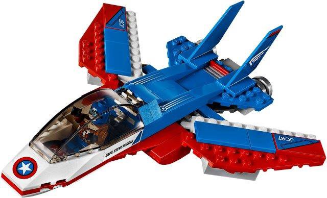 Klocki LEGO Odrzutowiec Kapitana Ameryki