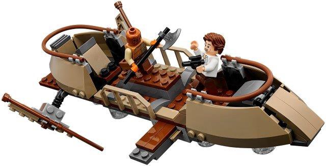 Klocki LEGO Ucieczka na Pustynnej Barce
