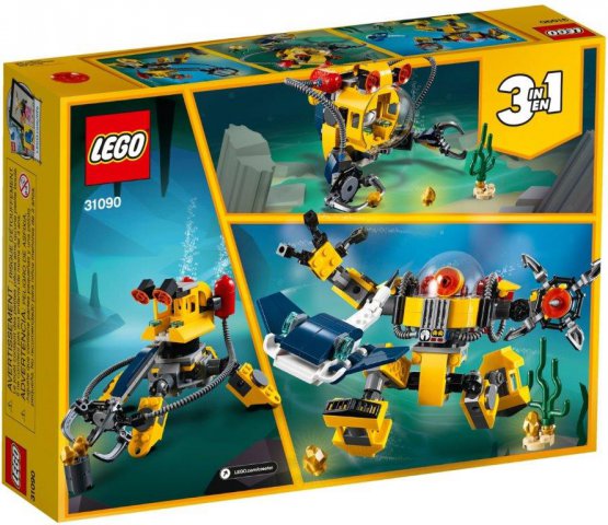 Klocki LEGO Podwodny Robot