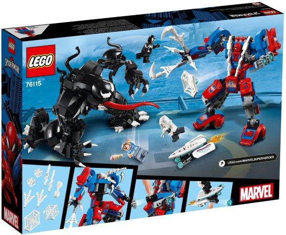 Klocki LEGO Pajęczy Mech kontra Venom
