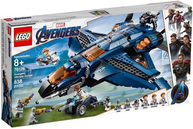 LEGO Wspaniały Quinjet Avengersów