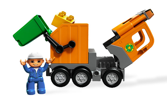 Klocki LEGO Śmieciarka