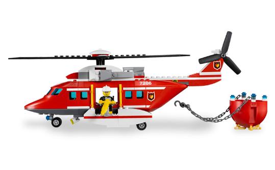Klocki LEGO Helikopter Straży Pożarnej
