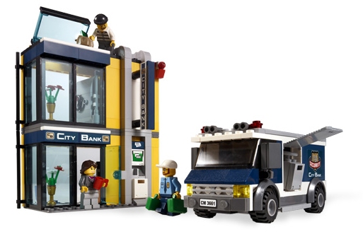 Klocki LEGO Przewóz Pieniędzy