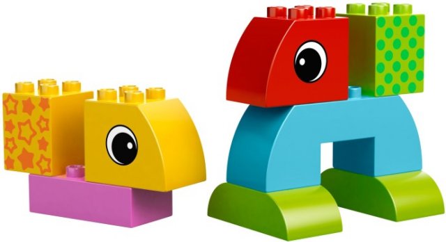 Klocki LEGO Kreatywny Pojazd do Ciągnięcia dla Maluszka