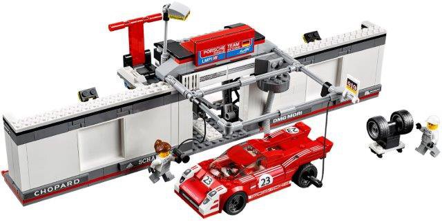 Klocki LEGO Porsche 919 Hybrid i 917K Pit Stop