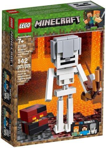 LEGO BigFig Szkielet z Kostką Magmy